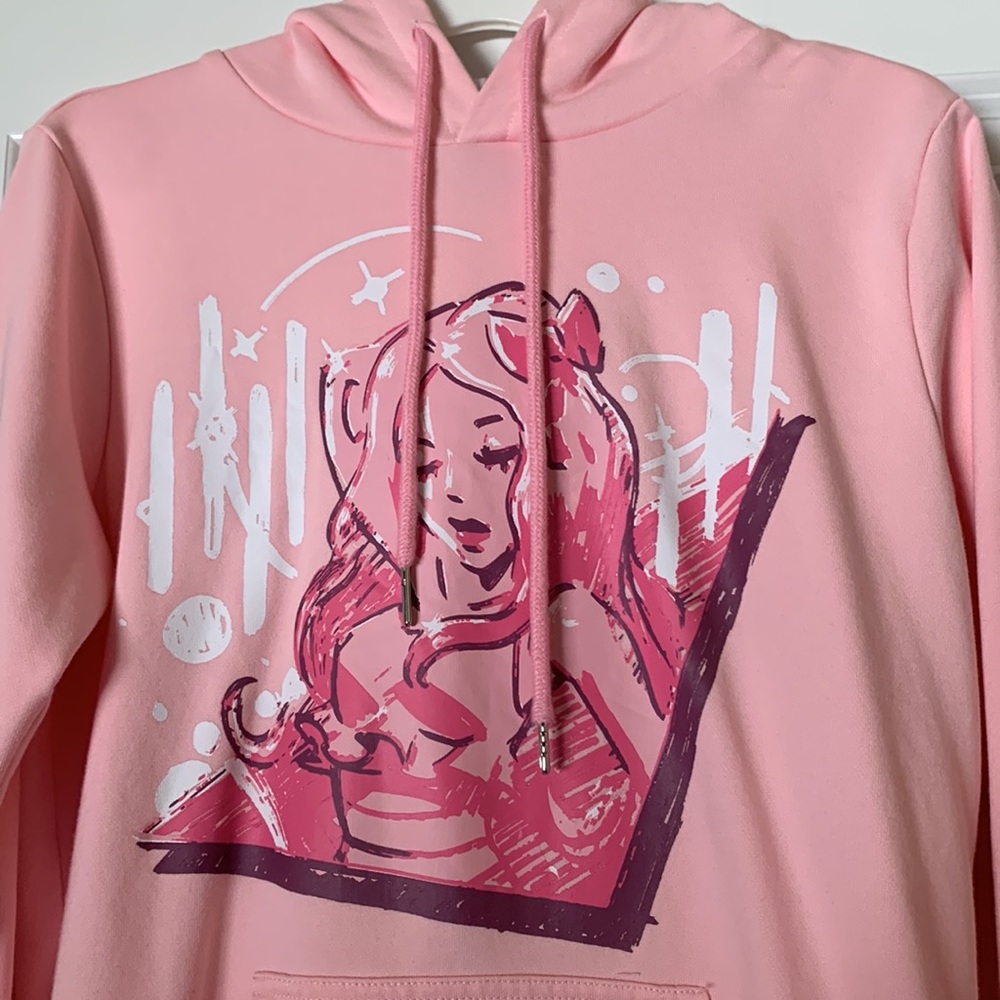 New! LEAH ASHE Youth L Pink Hoodie💕